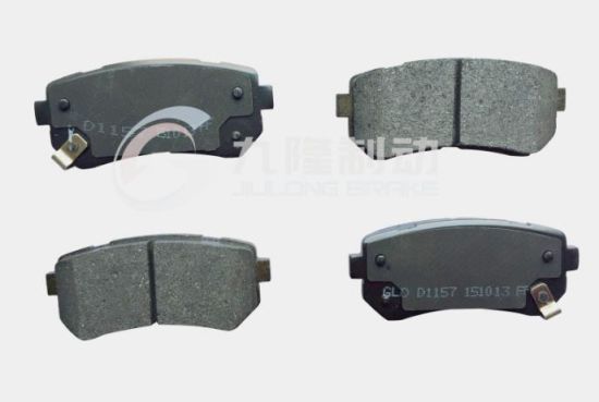 No Noise Auto Brake Pads for Hyundai Accent Sonata KIA Cerato (D1157/58302D7A00) High Quality Ceramic Auto Parts