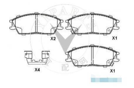 No Noise Auto Brake Pads for Hyundai KIA (DYK) Mitsubishi (D440) High Quality Ceramic Auto Parts