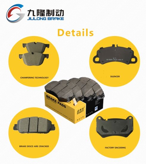None-Dust Ceramic and Semi-Metal High Quality Auto Parts Brake Pads for BMW (D1433/34 21 6 788 275)