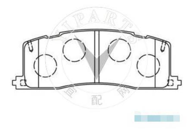 Ceramic High Quality Auto Brake Pads for Toyota (D501) Auto Parts ISO9001