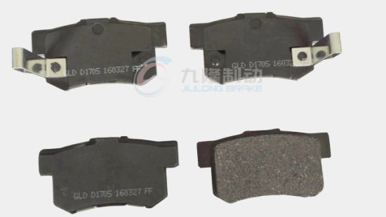 OEM Car Accessories Hot Selling Auto Brake Pads for Byd Great Wall Haval Honda (D1705 /43022-TR0-A00) Ceramic and Semi-Metal Material