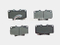 Ceramic High Quality Auto Brake Pads for Toyota Lexus (D502/04465-60020) Auto Parts ISO9001