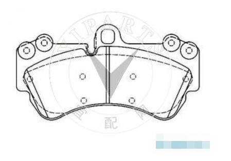 Hot Selling High Quality Ceramic Auto Brake Pads for Porsche Volkswagen (D1007) Rear Axle Auto Parts