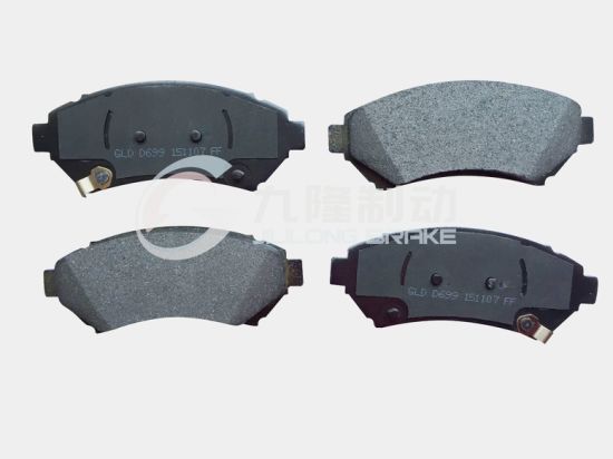 OEM Car Accessories Hot Selling Auto Brake Pads for Buick Cadillac Chevrolet (D699 /9100712) Ceramic and Semi-Metal Material