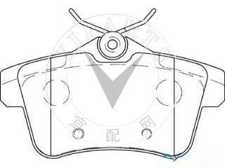 Hot Selling High Quality Ceramic Auto Brake Shoes for Dongfeng Peugeot Citroen Rear Axle Auto Parts