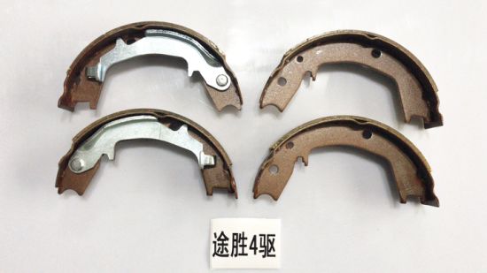 None-Dust Ceramic and Semi-Metal High Quality Auto Parts Brake Shoes for Tucson JAC Huatai (S773)